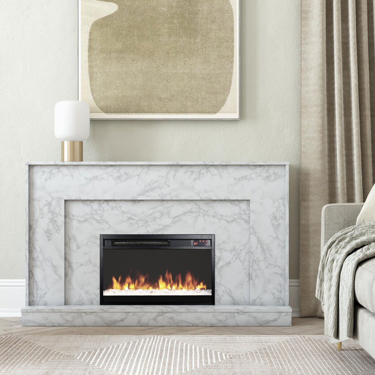 CosmoLiving by Cosmopolitan Liberty Mantel Fireplace Wayfair Canada
